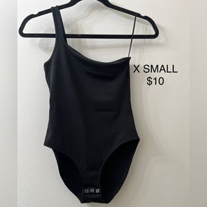 One shoulder bodysuit